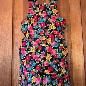 Vintage Floral Snow Bib
